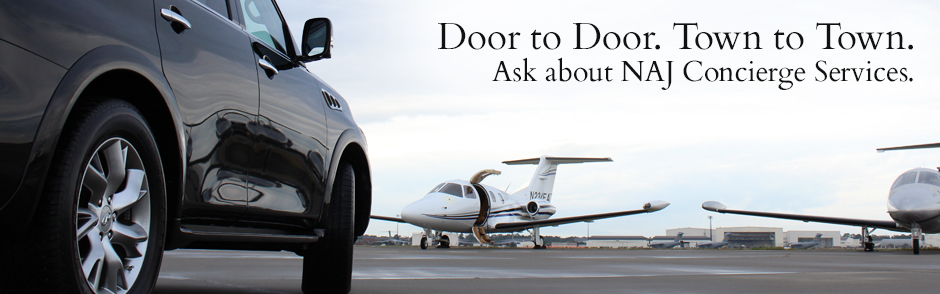 Door to door. Town to town. Ask about NAJ Concierge Services.